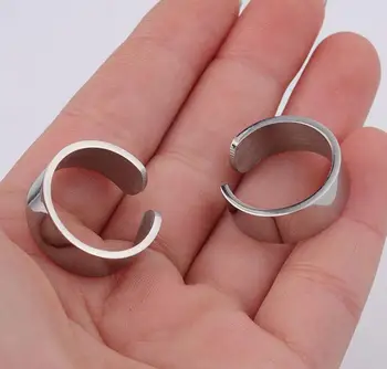2022 Мода чар бижута пръстен мъже неръждаема стомана стомана злато цвят пръстени за жени