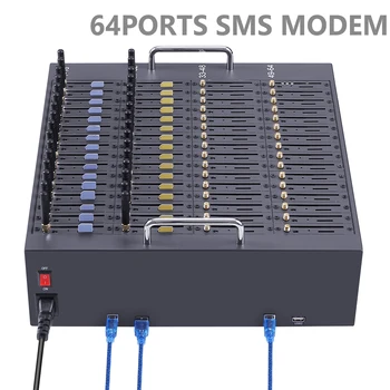 64 Портове SIMBOX Нова версия Skyline SMS модем басейн 2g M26 64 канала SMS устройство Поддръжка AT Command Factory Direct Modem Luna
